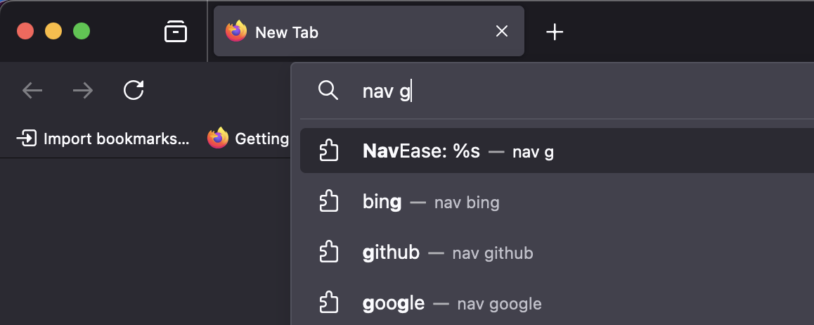 Firefox with NavEase